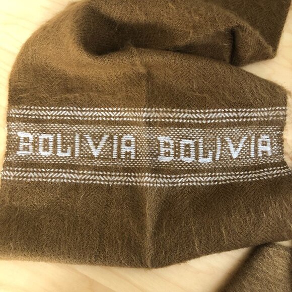 Hand Crafted in Boliva Alpaca Scarf - Picture 2 of 8